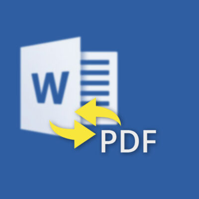 ذخیره کردن فایل به صورت PDF در ورد
